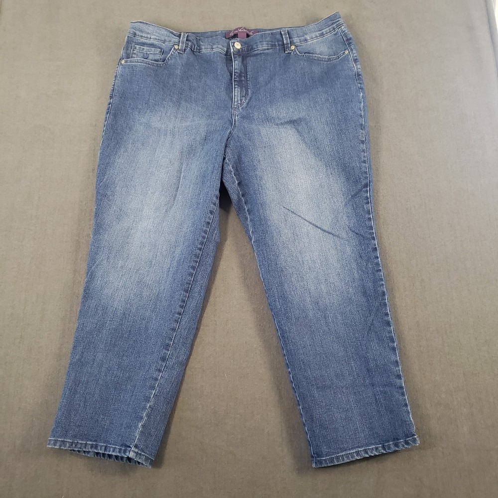 Gloria Vanderbilt Jeans Womens Size 20W High Rise Straight Stretch‎